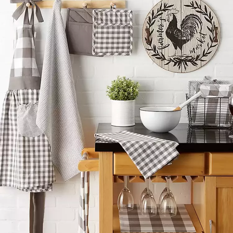 and White Multiprint 4-pc. Pot Holder Set>Kirklands Home Flash Sale