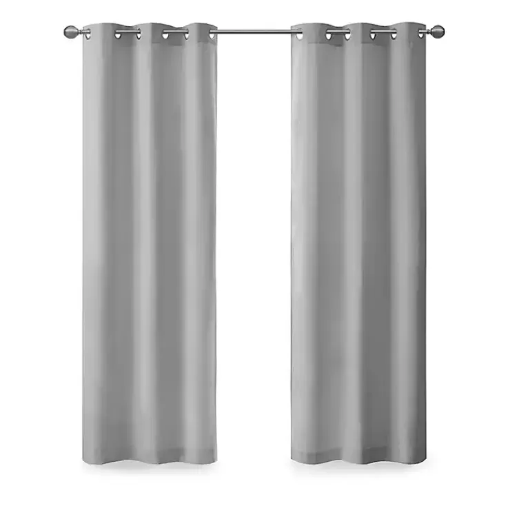 Basketweave Curtain Panel Set, 84 in>Kirklands Home Online
