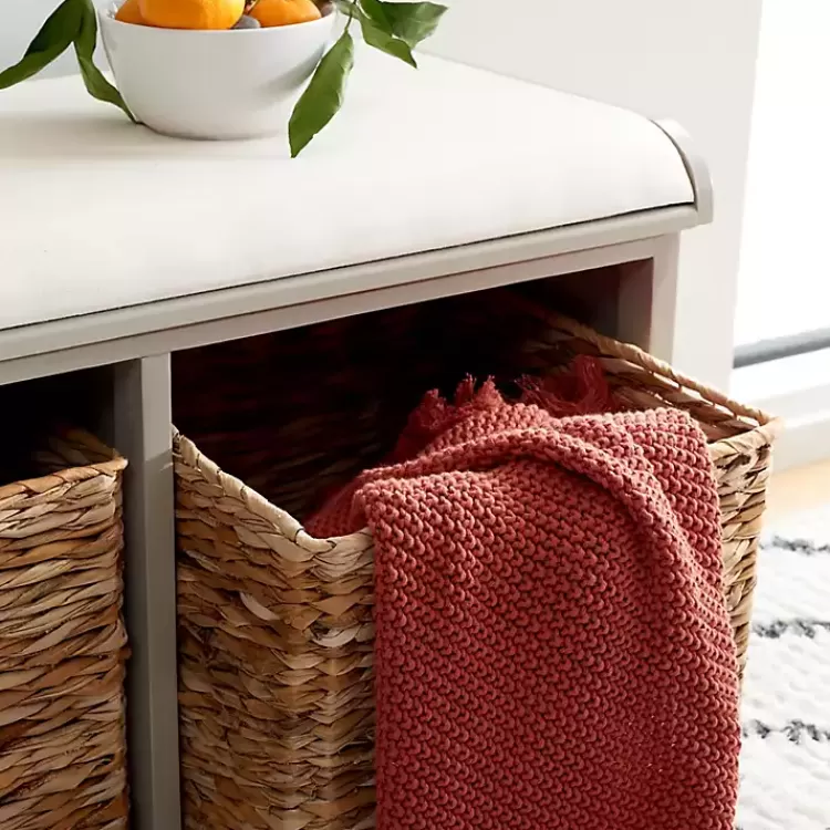 gray_bench_with_woven_storage_baskets_4.webp Bench with Woven Storage Baskets>Kirklands Home Cheap