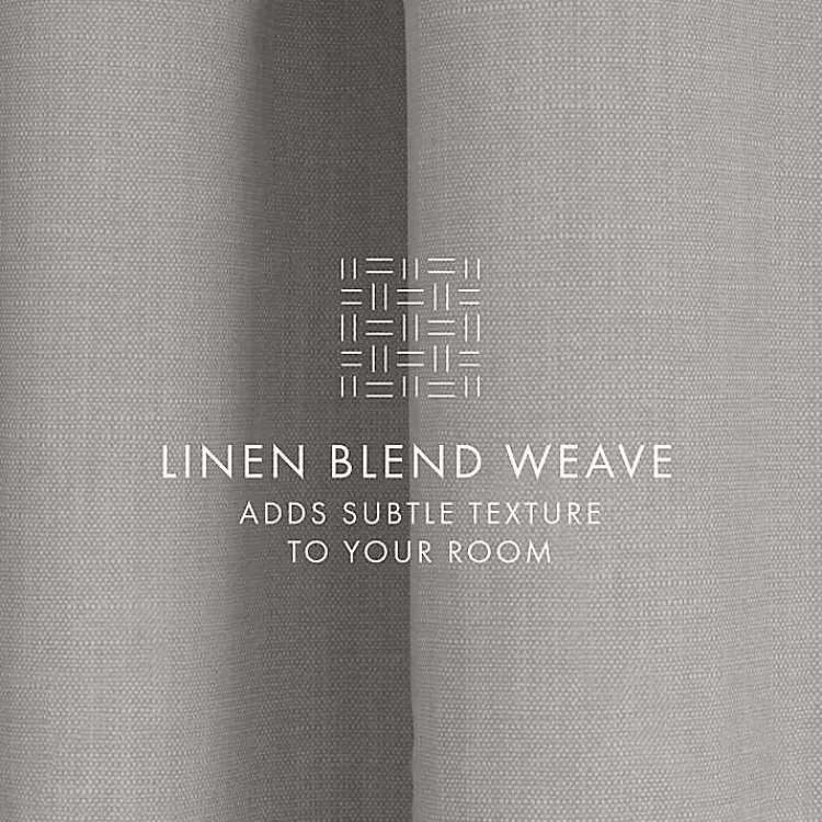 gray_blackout_curtains__in_5.webp Blackout Curtains, 84 in.>Kirklands Home Clearance