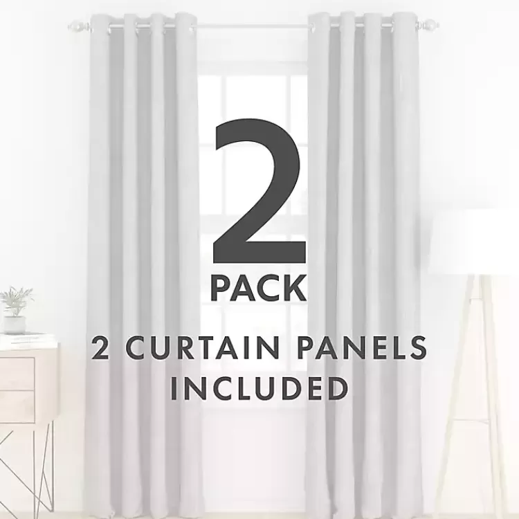 gray_blackout_curtains__in_7.webp Blackout Curtains, 84 in.>Kirklands Home Clearance