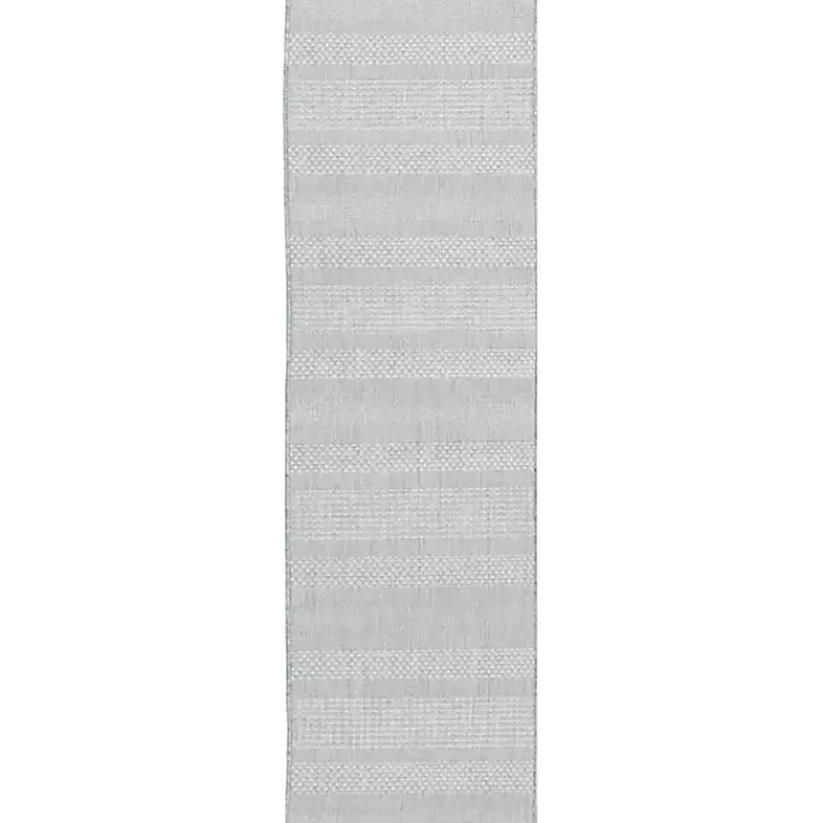 Blue Elletta Indoor/Outdoor Area Rug, 2x7>Kirklands Home Outlet