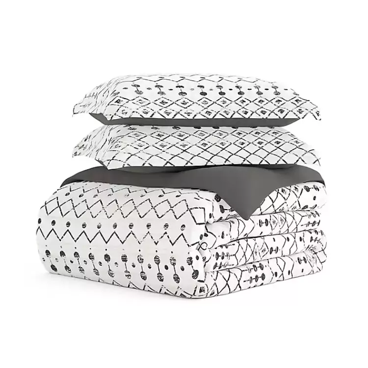Gray Bohemian 2-pc. Twin Duvet Cover Set>Kirklands Home Online