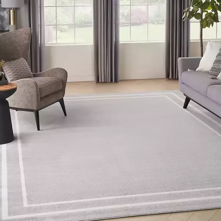gray_bordered_indooroutdoor_area_rug_x_6-1.webp Bordered Indoor/Outdoor Area Rug, 8x10>Kirklands Home Cheap
