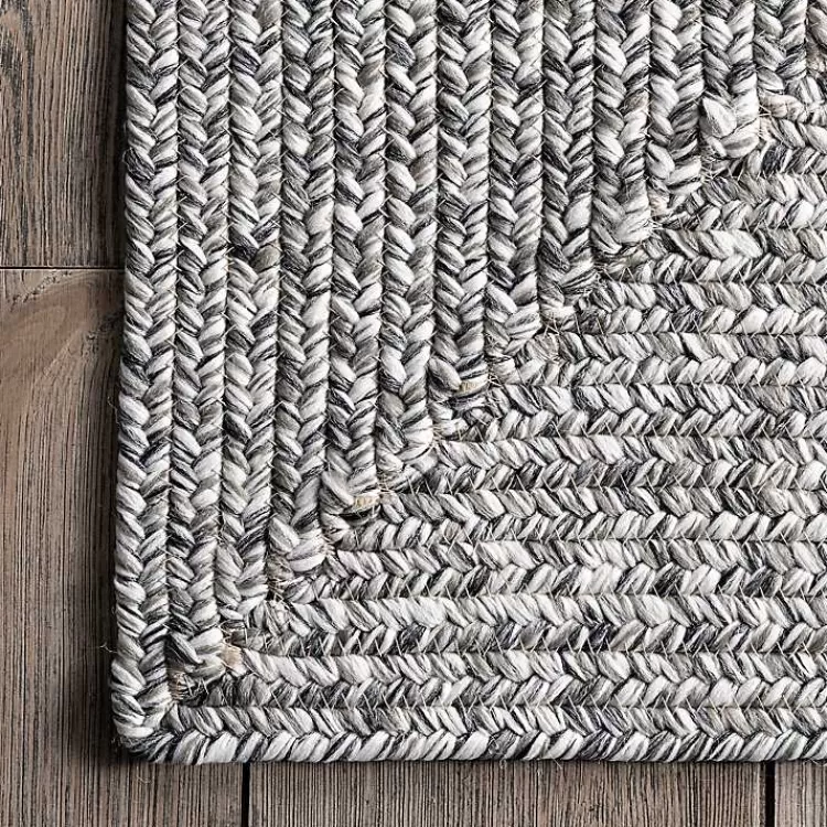 gray_braided_lefebvre_area_rug_x_5-1.webp Braided Lefebvre Area Rug, 12x18>Kirklands Home Discount