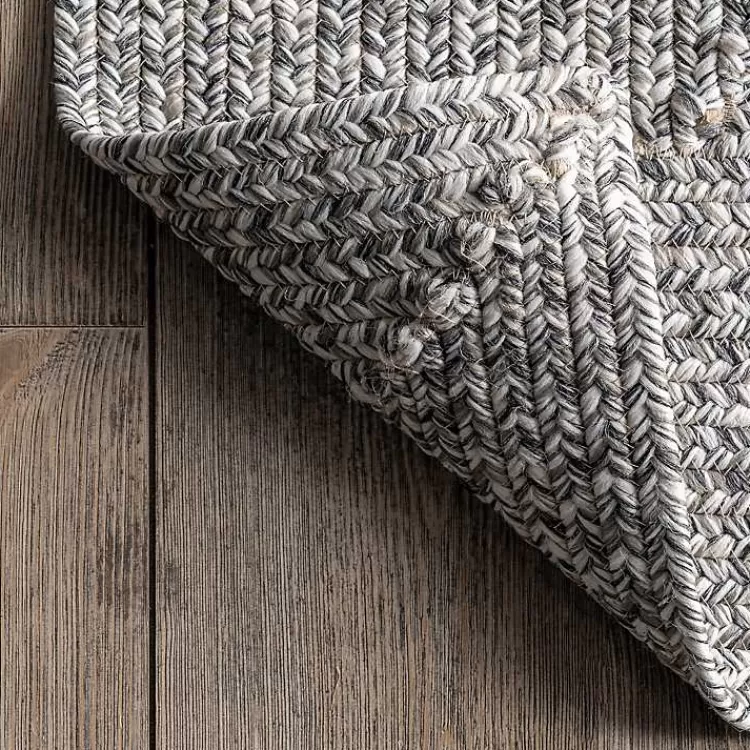 gray_braided_lefebvre_area_rug_x_8-1.webp Braided Lefebvre Area Rug, 12x18>Kirklands Home Discount