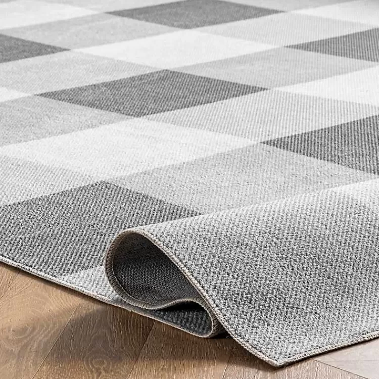 gray_buffalo_plaid_washable_area_rug_x_4-1.webp Gray Buffalo Plaid Washable Area Rug, 5x8>Kirklands Home Fashion