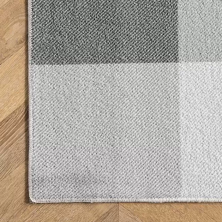 gray_buffalo_plaid_washable_area_rug_x_5-1.webp Gray Buffalo Plaid Washable Area Rug, 5x8>Kirklands Home Fashion