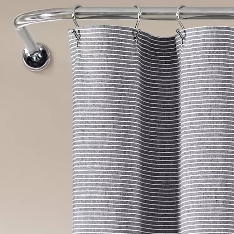 Button and Stripe Shower Curtain>Kirklands Home Cheap