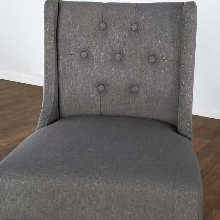 gray_button_tufted_kia_counter_stool_2.webp Button Tufted Kia Counter Stool>Kirklands Home Store