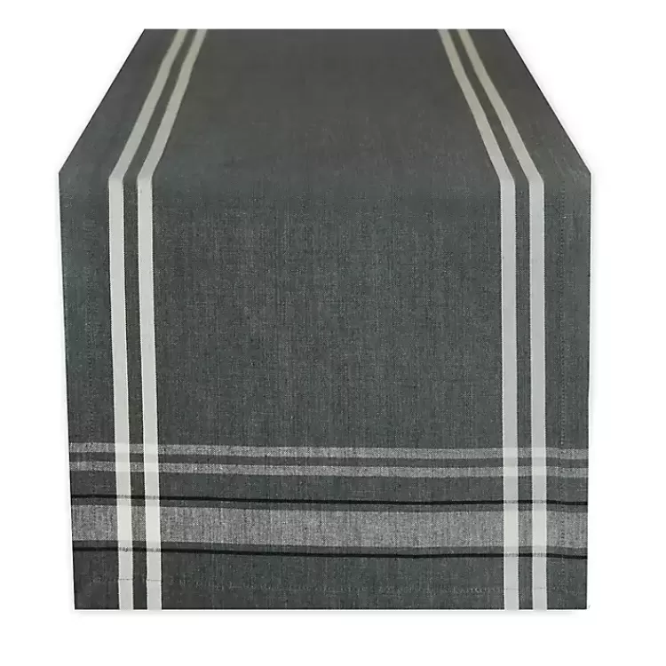 Chambray French Stripe Table Runner, 108 in.>Kirklands Home Sale