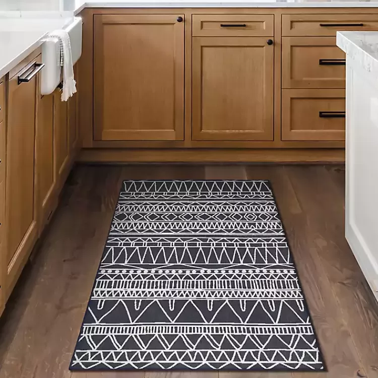 Gray Chelsea Geometric Washable Area Rug, 3x5>Kirklands Home Best