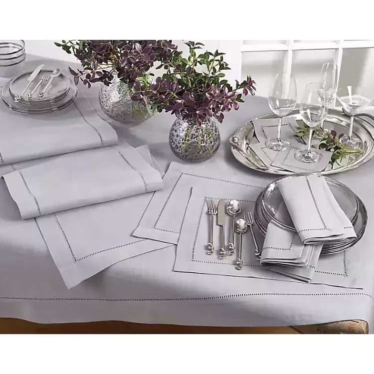 gray_classic_hemstitch_border_polyester_runner_2.webp Classic Hemstitch Border Polyester Runner>Kirklands Home Store