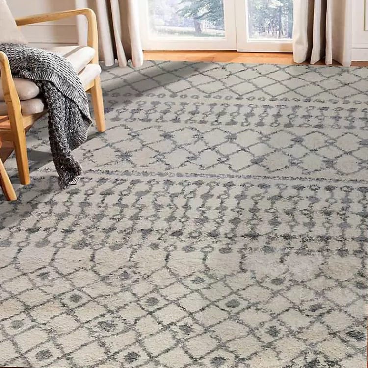 gray_diamond_area_rug_x_7.webp Diamond Area Rug, 8x10>Kirklands Home Flash Sale