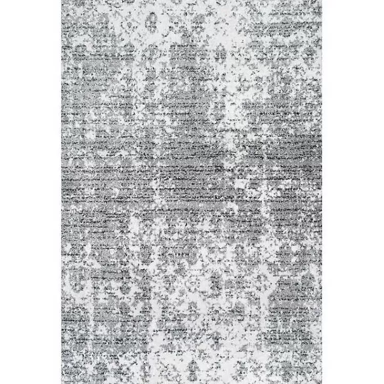 Gray Distressed Power Loomed Area Rug, 8x12>Kirklands Home Cheap