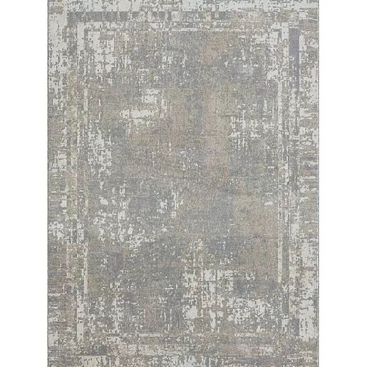Distressed Washable Area Rug, 5x7>Kirklands Home Clearance