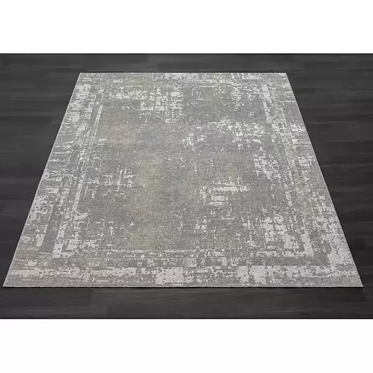 gray_distressed_washable_area_rug_x_8.webp Distressed Washable Area Rug, 5x7>Kirklands Home Clearance