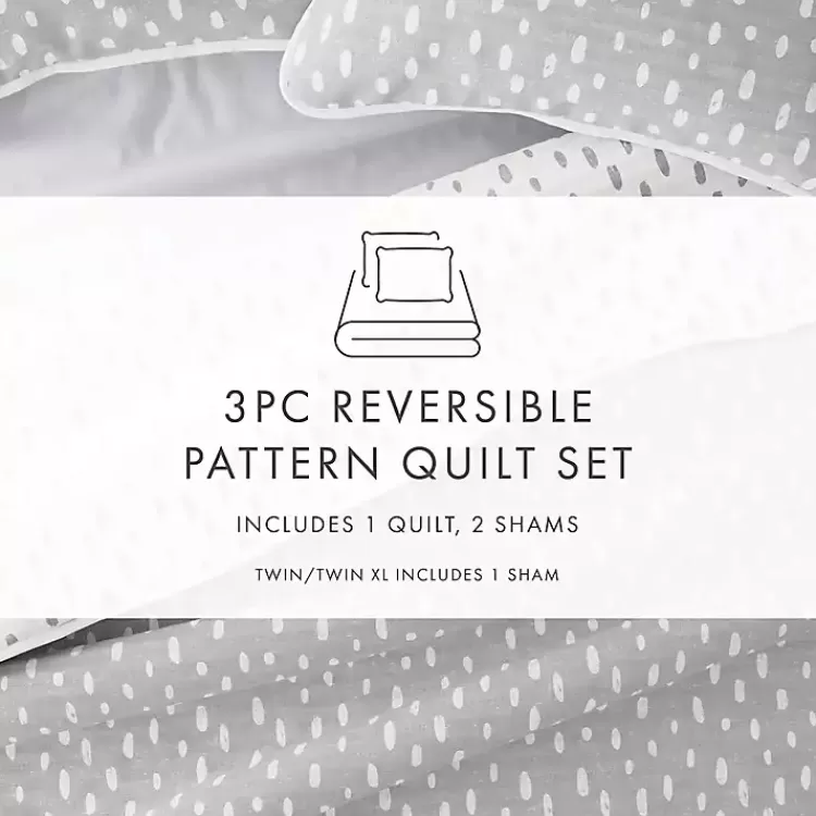 gray_dotted_reversible_pc_king_quilt_set_8.webp Gray Dotted Reversible 3-pc. King Quilt Set>Kirklands Home Sale