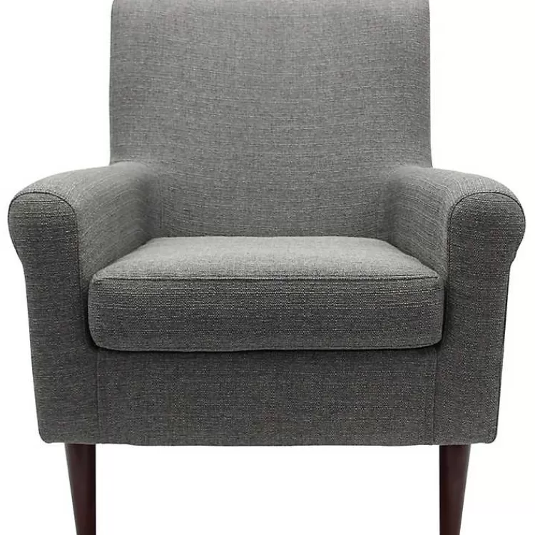 gray_ellen_rolled_arms_accent_chair_3.webp Ellen Rolled Arms Accent Chair>Kirklands Home Best Sale