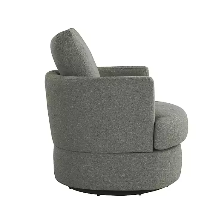 gray_elmhurst_swivel_accent_chair_3.webp Elmhurst Swivel Accent Chair>Kirklands Home Best