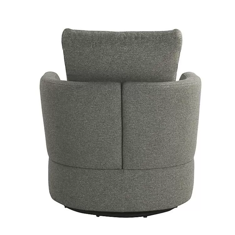 gray_elmhurst_swivel_accent_chair_4.webp Elmhurst Swivel Accent Chair>Kirklands Home Best