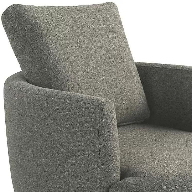 gray_elmhurst_swivel_accent_chair_5.webp Elmhurst Swivel Accent Chair>Kirklands Home Best