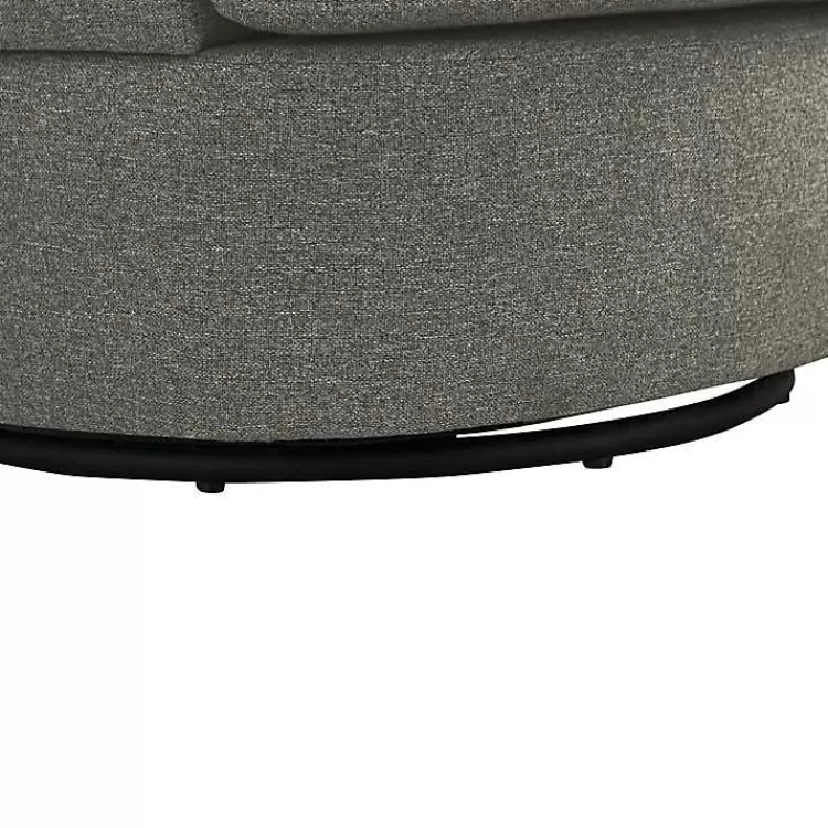 gray_elmhurst_swivel_accent_chair_6.webp Elmhurst Swivel Accent Chair>Kirklands Home Best