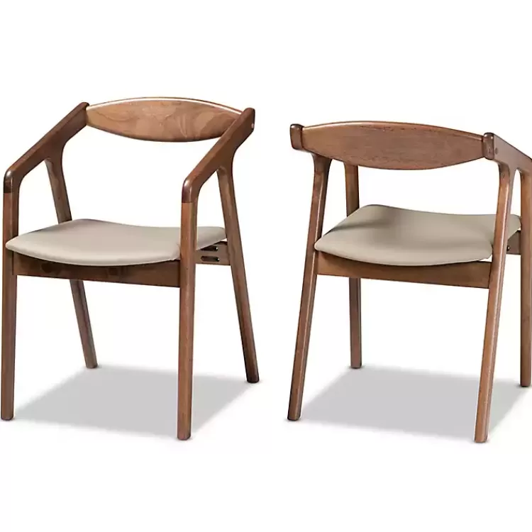 Faux Leather Harland Dining Chairs, Set of 2>Kirklands Home Outlet