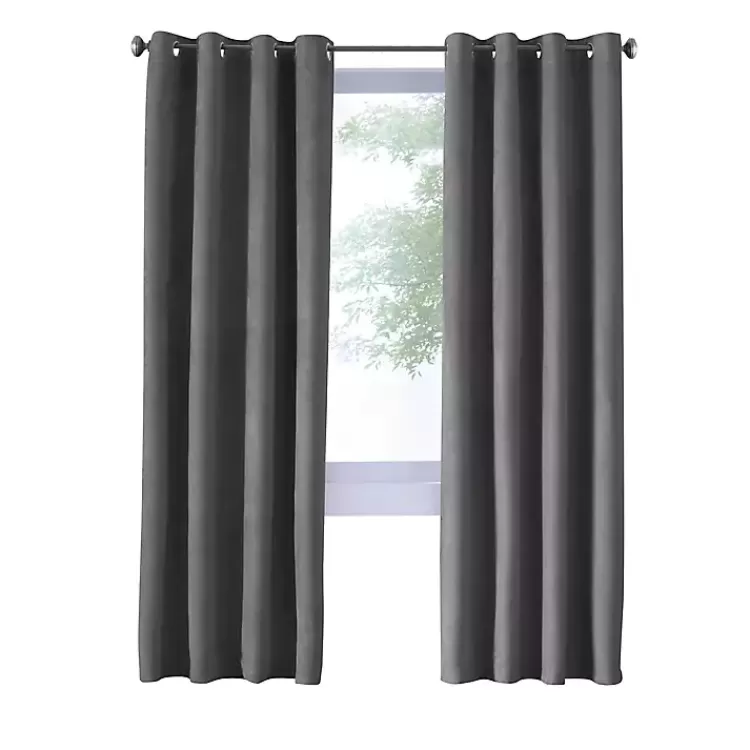 Faux Suede Blackout Curtain Panel, 108 in.>Kirklands Home New