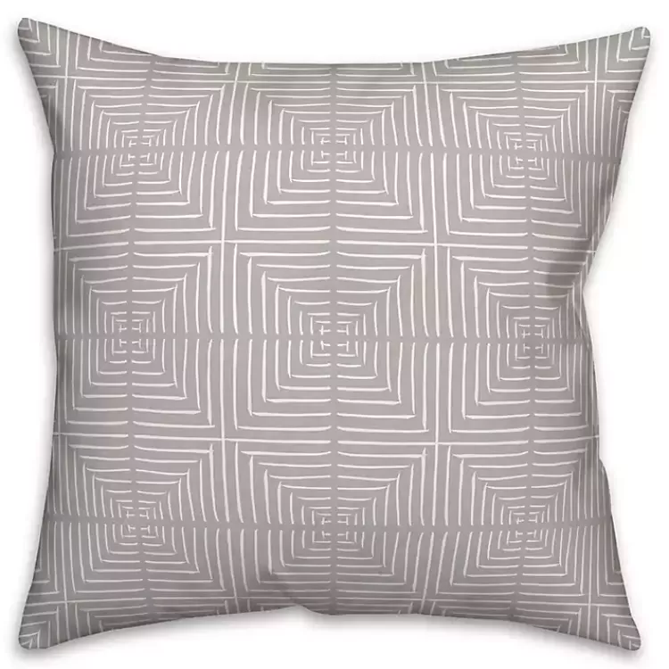 Geometric Indoor/Outdoor Pillow>Kirklands Home Sale