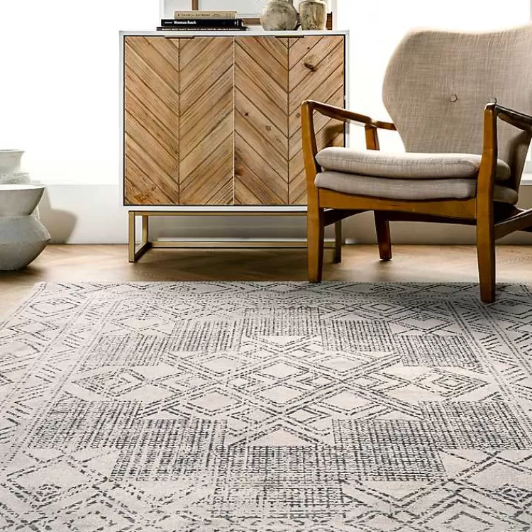 gray_geometric_medallion_washable_area_rug_x_2-1.webp Gray Geometric Medallion Washable Area Rug, 4x6>Kirklands Home Sale