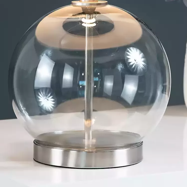 gray_glass_globe_table_lamp_3.webp Gray Glass Globe Table Lamp>Kirklands Home Hot