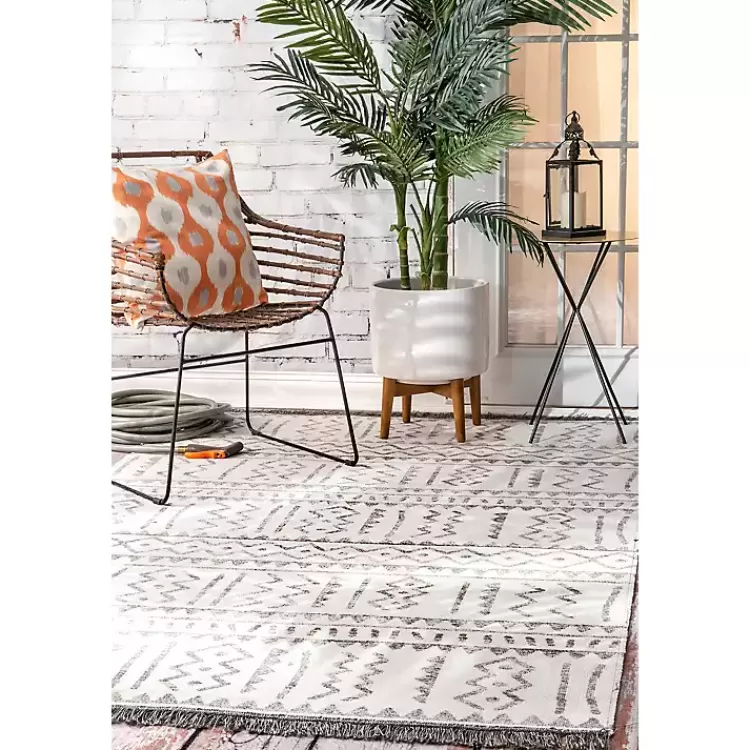 Gretchen Tribal Outdoor Area Rug, 5x8>Kirklands Home Shop