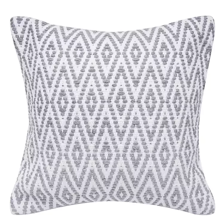 Gray Harlequin Indoor/Outdoor Pillow>Kirklands Home Best