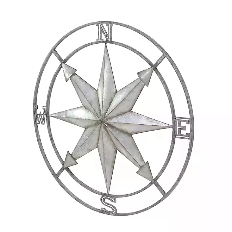 gray_iron_compass_outdoor_plaque_2.webp Gray Iron Compass Outdoor Plaque>Kirklands Home Fashion