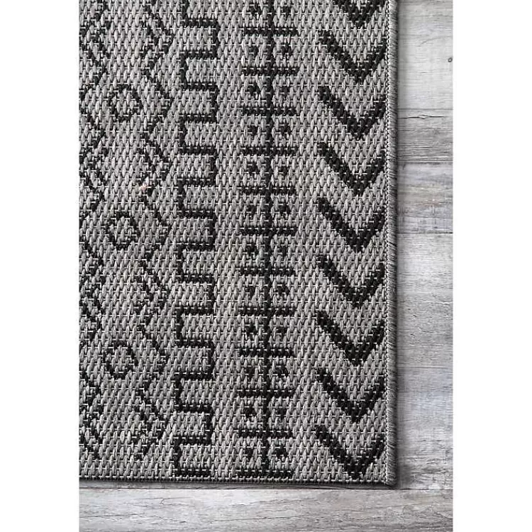 gray_jamie_outdoor_area_rug_x_4.webp Jamie Outdoor Area Rug, 6x9>Kirklands Home Discount