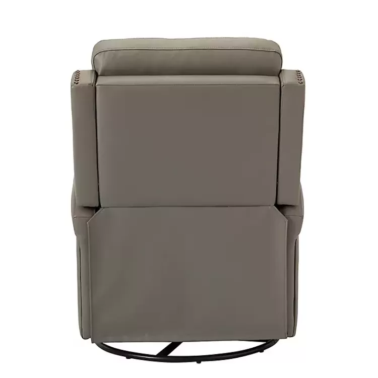 gray_leather_swivel_rocker_recliner_3.webp Leather Swivel Rocker Recliner>Kirklands Home Fashion