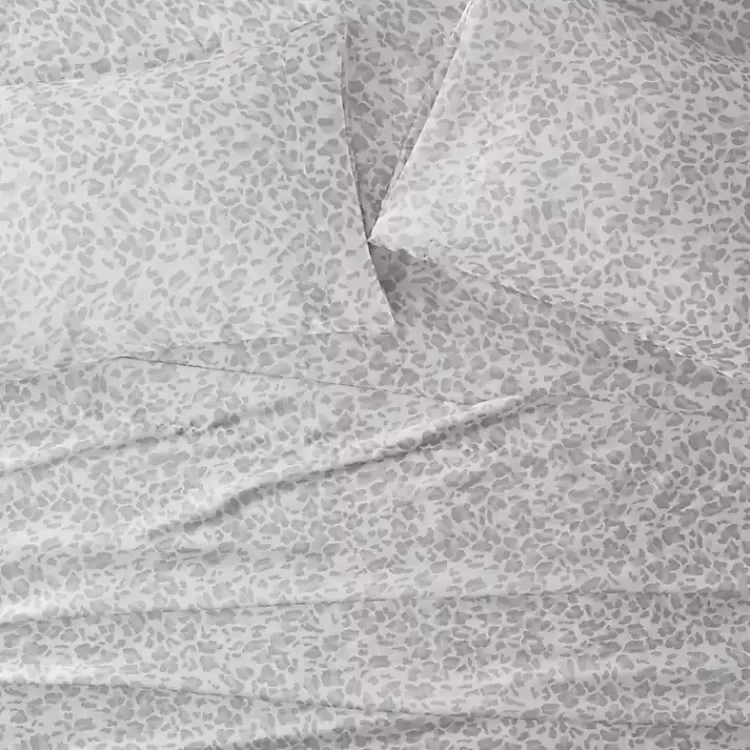 gray_leopard_print_satin_pc_queen_sheet_set_5.webp Gray Leopard Print Satin 4-pc. Queen Sheet Set>Kirklands Home Hot