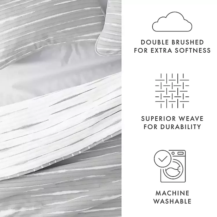 gray_linear_reversible_pc_queen_quilt_set_6.webp Gray Linear Reversible 3-pc. Queen Quilt Set>Kirklands Home Flash Sale