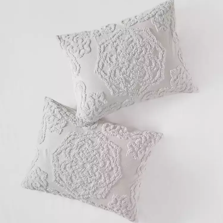 gray_medallion_fullqueen_pc_comforter_set_4.webp Medallion Full/Queen 3-pc. Comforter Set>Kirklands Home Store