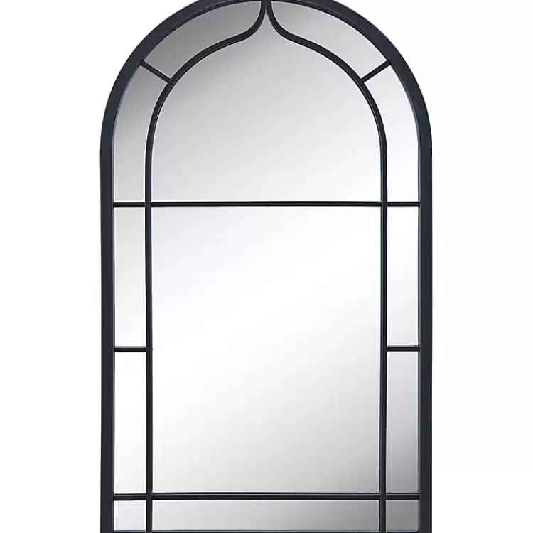 Gray Metal Arched Mirror>Kirklands Home Online