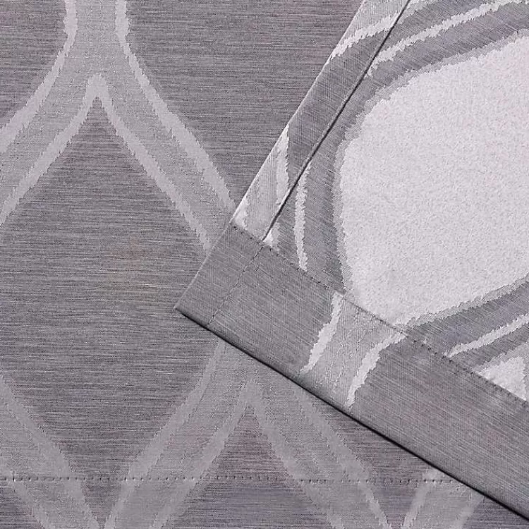gray_monte_curtain_panel_set__in_3.webp Monte Curtain Panel Set, 84 in.>Kirklands Home Flash Sale