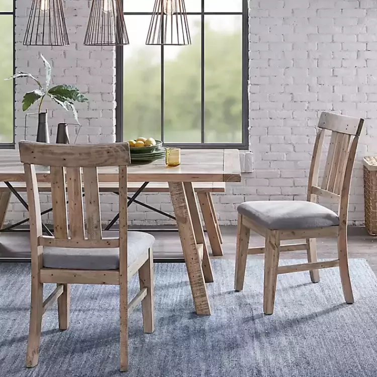 Gray Natural Wooden Sonoma Dining Chairs, Set of 2>Kirklands Home Flash Sale
