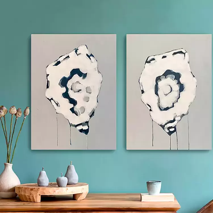 Gray Oysters Canvas Art Prints, Set of 2>Kirklands Home Outlet