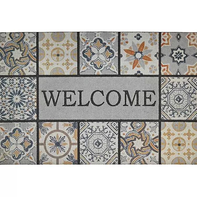 Patina Tiles Welcome Estate Doormat>Kirklands Home Shop