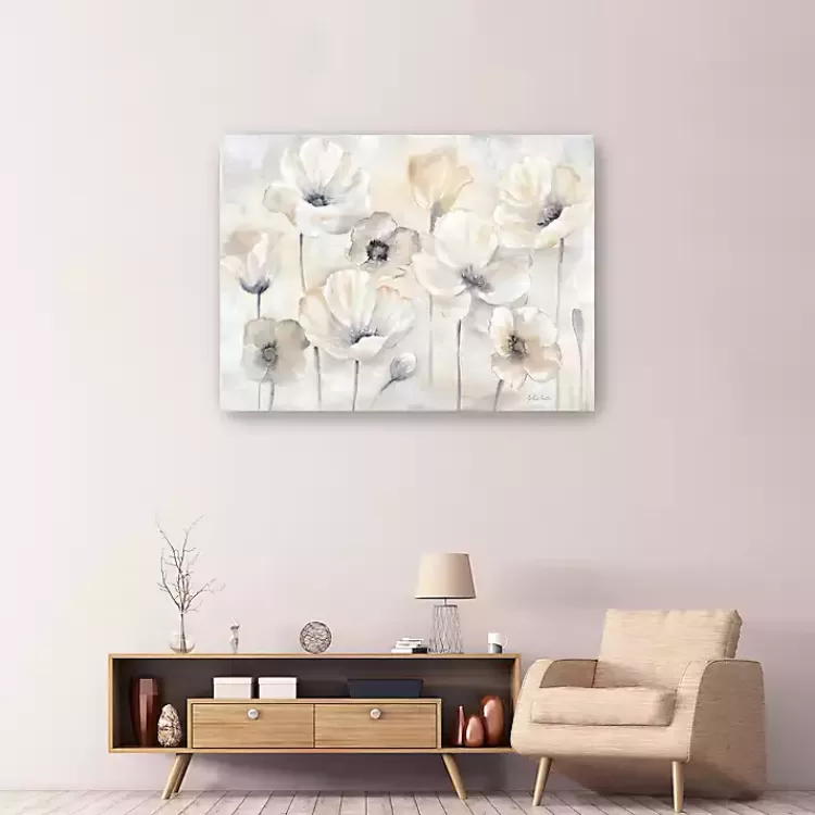 Poppy Garden Landscape Canvas Art Print>Kirklands Home Cheap