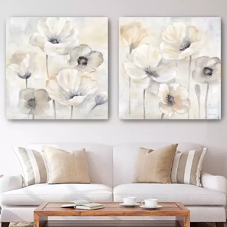 Poppy Garden 2-pc. Canvas Art Set, 40x40 in.>Kirklands Home Sale