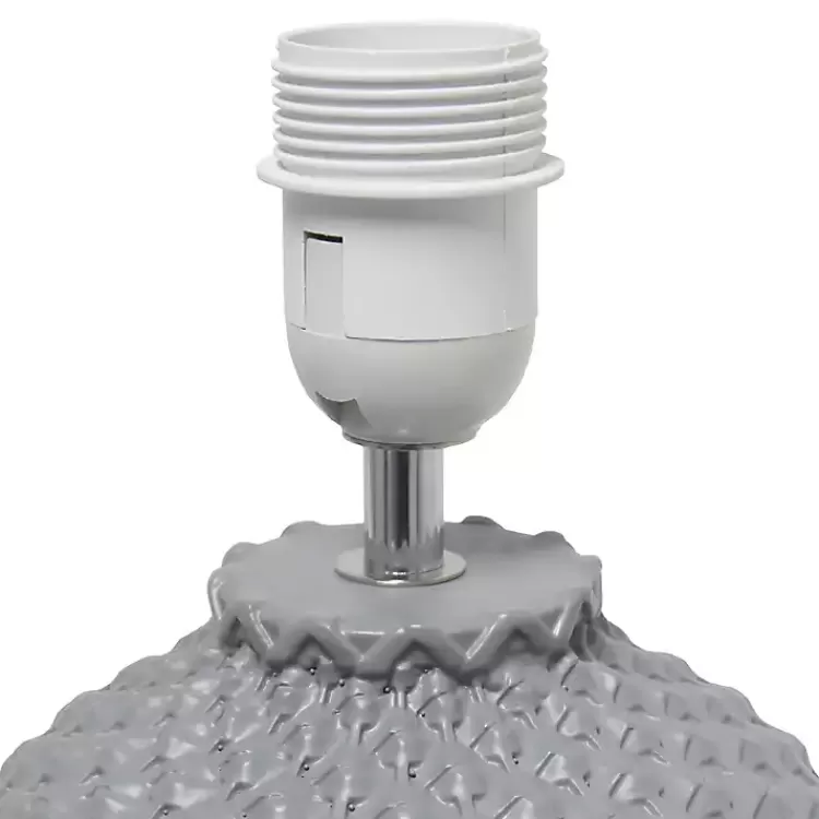 gray_purled_ceramic_table_lamp_7.webp Purled Ceramic Table Lamp>Kirklands Home New