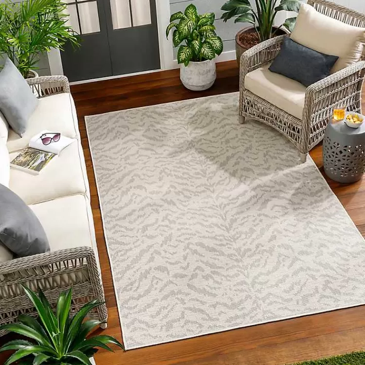 Gray Ravello Outdoor Rug, 7x10>Kirklands Home Clearance