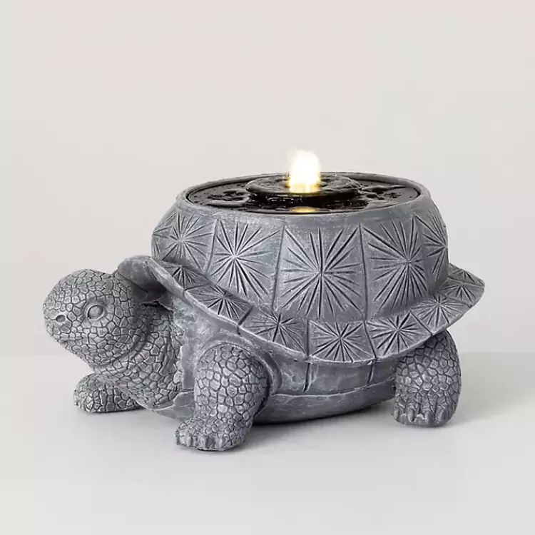 Resin Tortoise Outdoor Fountain>Kirklands Home Discount